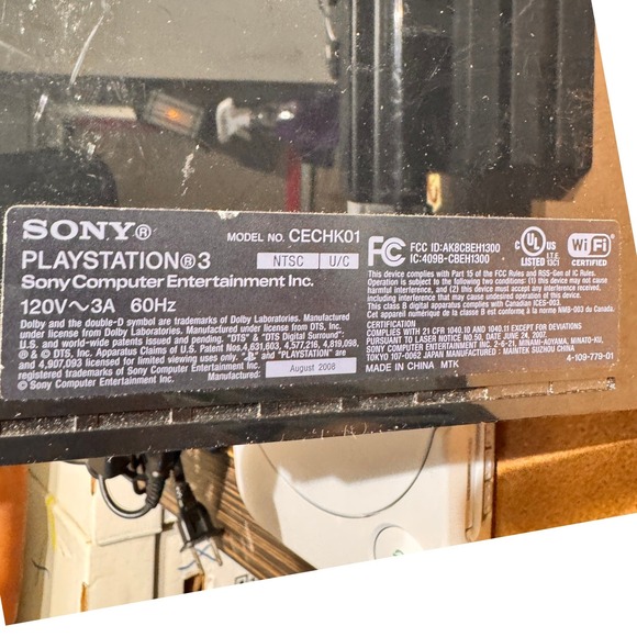 PS3 Super Slim + Fat Console Bundle TESTED 27 Games 3 Controllers Huge Lot - Picture 6 of 7